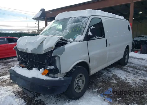 2012 Chevrolet Express 2500 Work Van from USA, damaged, VIN 1GCWGFCAXC1199599